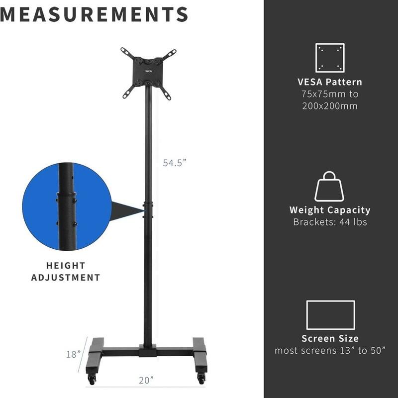 Mobile TV Display Stand