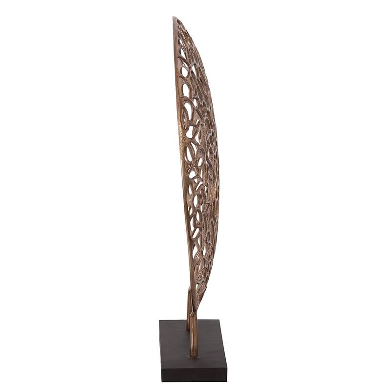 Allan Andrews Carson Carrington Gippersta Aluminum Branch Disk Sculpture - 19" H x 17" W