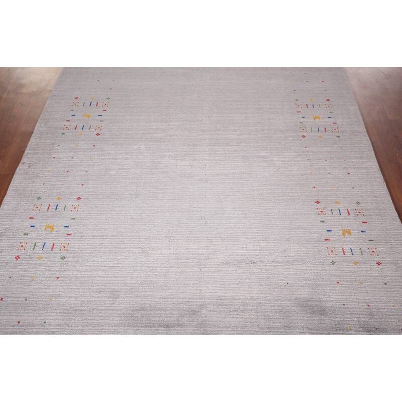 Tribal Gabbeh Oriental Area Rug Handmade Living Room Wool Carpet - 5'3"x 7'9"