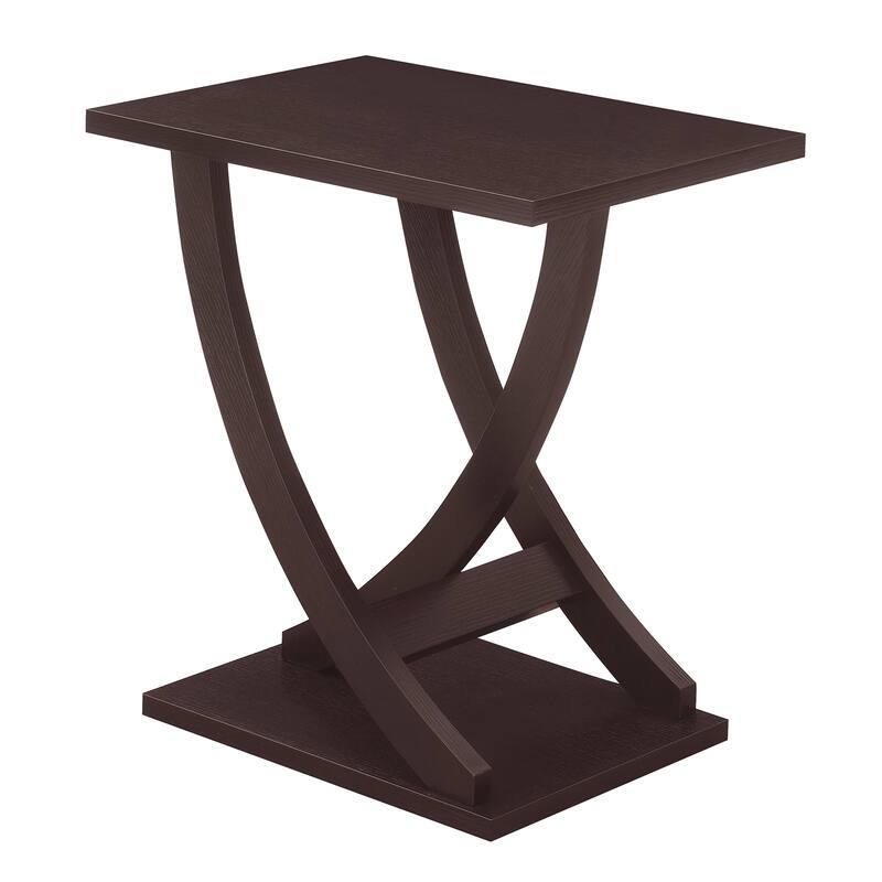 Convenience Concepts Newport Criss-Cross Chairside End Table