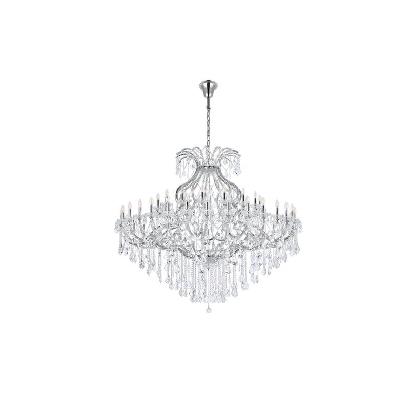 Fleur Illumination Collection Chandelier D:72in H:60in Lt:49 Chrome Finish