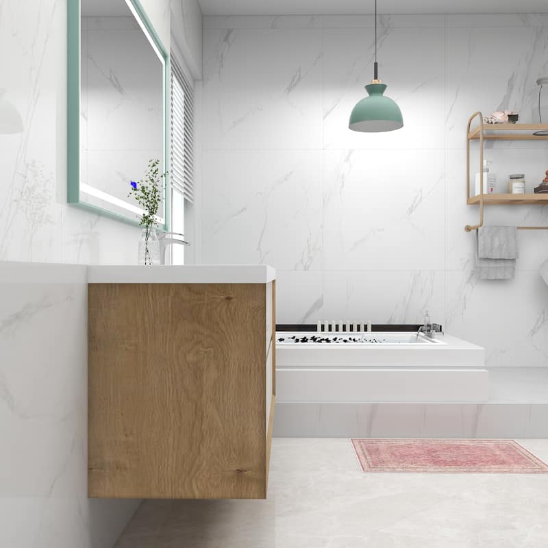 Selina 60" Wall Mounted Vanity with Single Sink - 60