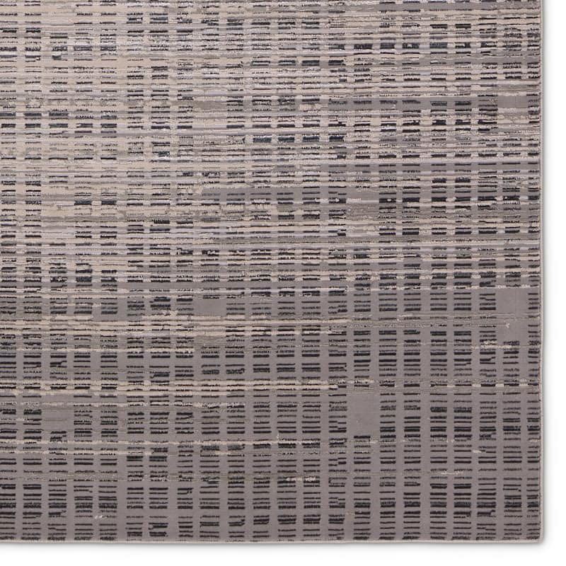 Hegra Striped Gray/Cream Rug