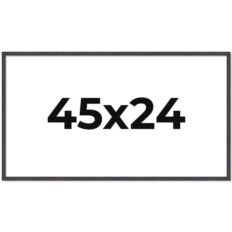 45x24 Frame Brown Picture Frame - Complete Modern Photo Frame Includes