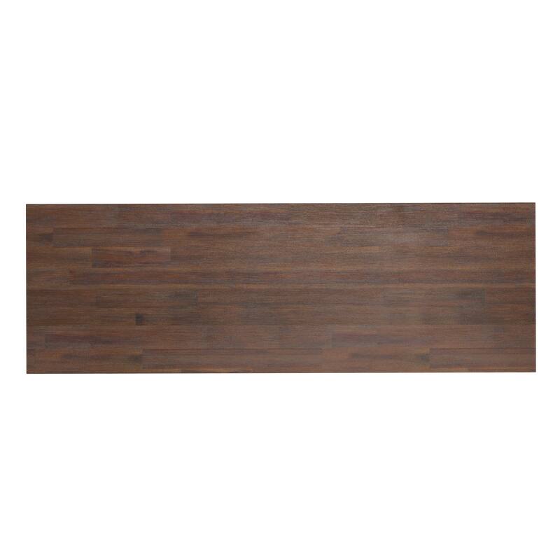 WYNDENHALL Mitchell SOLID WOOD Modern Industrial 72 inch Wide Large Desk