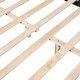 preview thumbnail 16 of 32, Low-Profile Platform Bed Grounded Bed in Velvet Frame