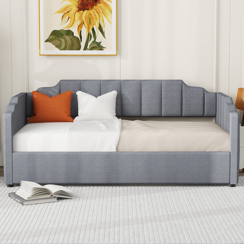 Upholstered Daybed with Underneath Storage