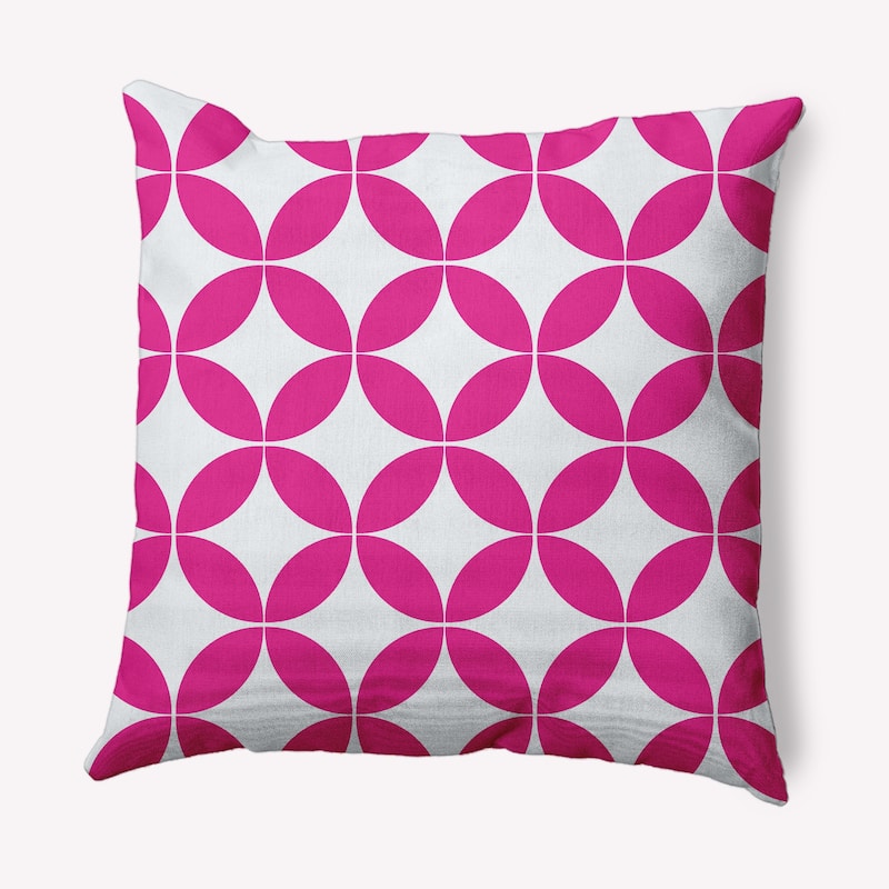 Eye Opener Indoor/Outdoor Throw Pillow - Orchid - 18" x 18"