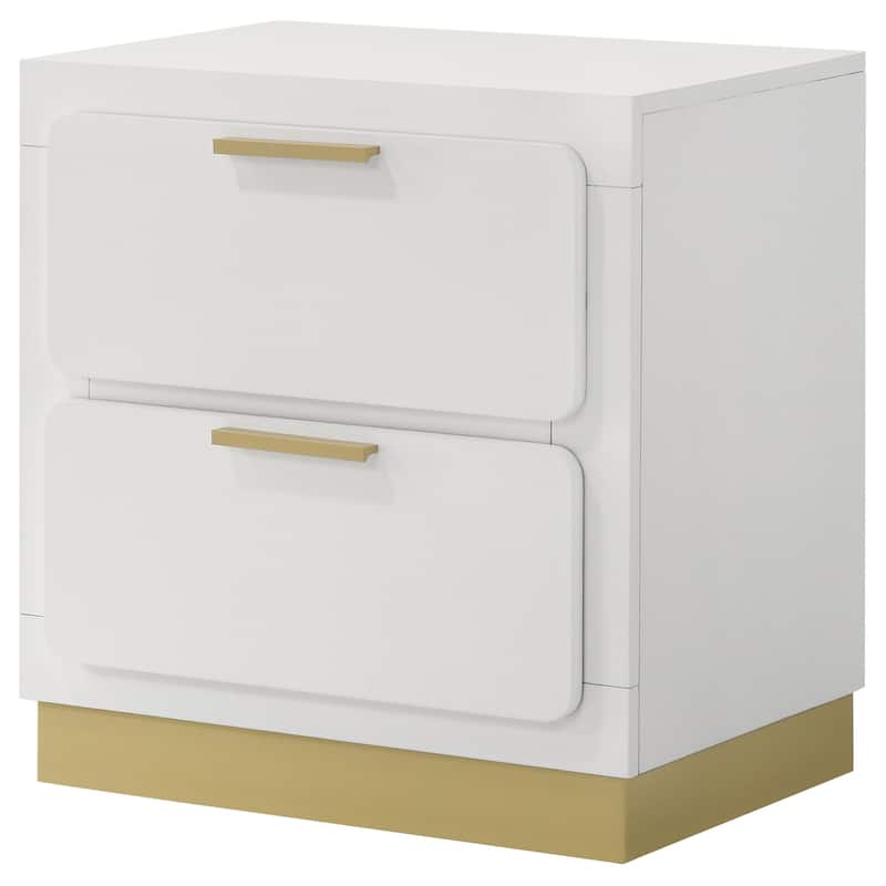 Caraway Contemporary 2-drawer Nightstand