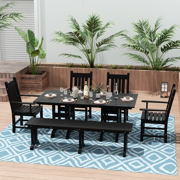 Laguna 6 piece extendable dining sales set