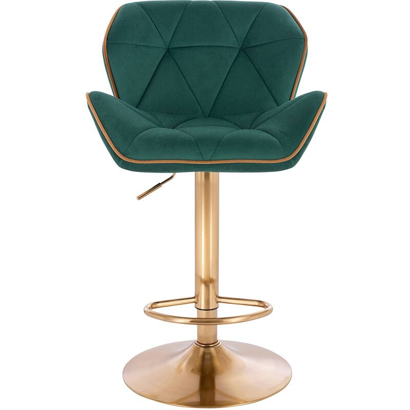 Modern Home Luxe Spyder Contemporary Adjustable Suede Barstool - Modern Comfortable Adjusting Height Counter/Bar Stool