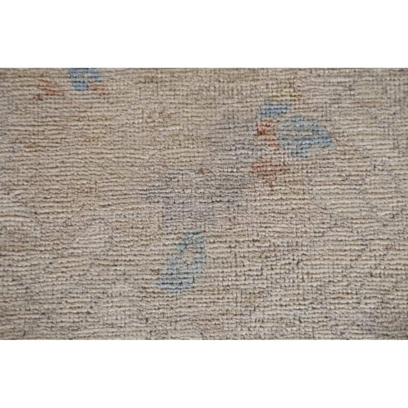 Muted Oushak Turkish Oriental Area Rug Wool Hand-knotted Foyer Carpet - 3'10" x 4'10"