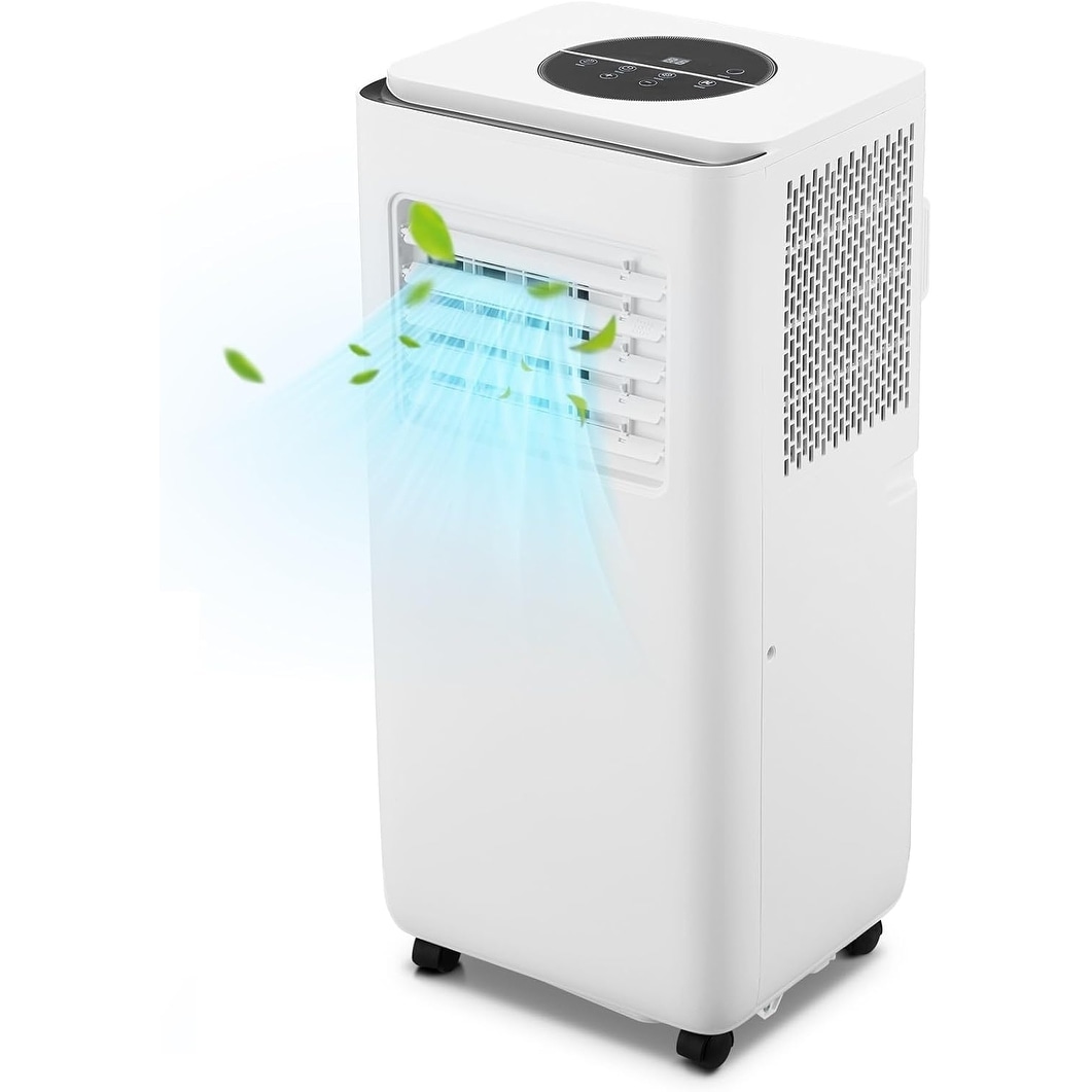 Portable Air Conditioner 10000 BTU Quiet Energy Efficient Black Top AC Unit Cools Up to 450 Sq.Ft 3 In 1 Functionality