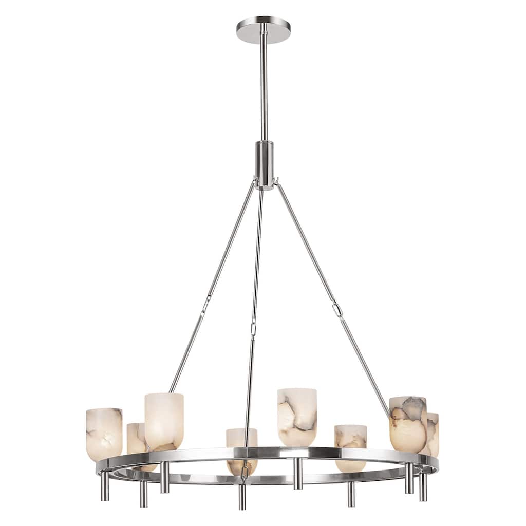 Alora Lighting CH338836 Lucian 8 Light 37" Wide Ring Chandelier