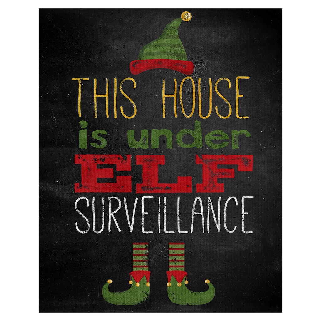 Elf Surveillance Canvas Art Print