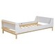 preview thumbnail 13 of 16, Twin Size Kids Bed with Built-in Bed-end Book Storage Rack, Grey