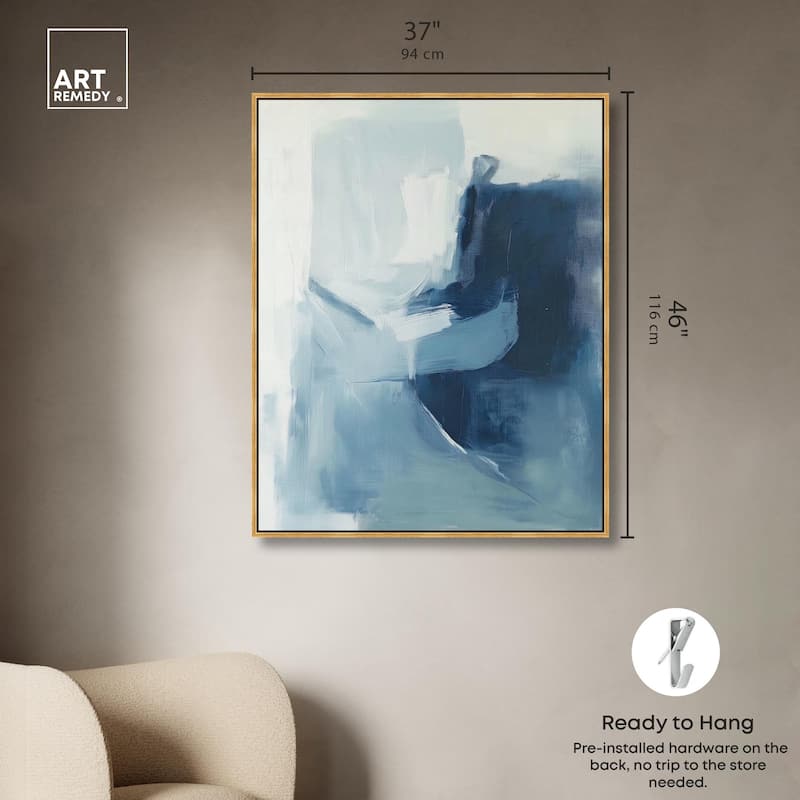 Glacial Reflections I Canvas by Art Remedy