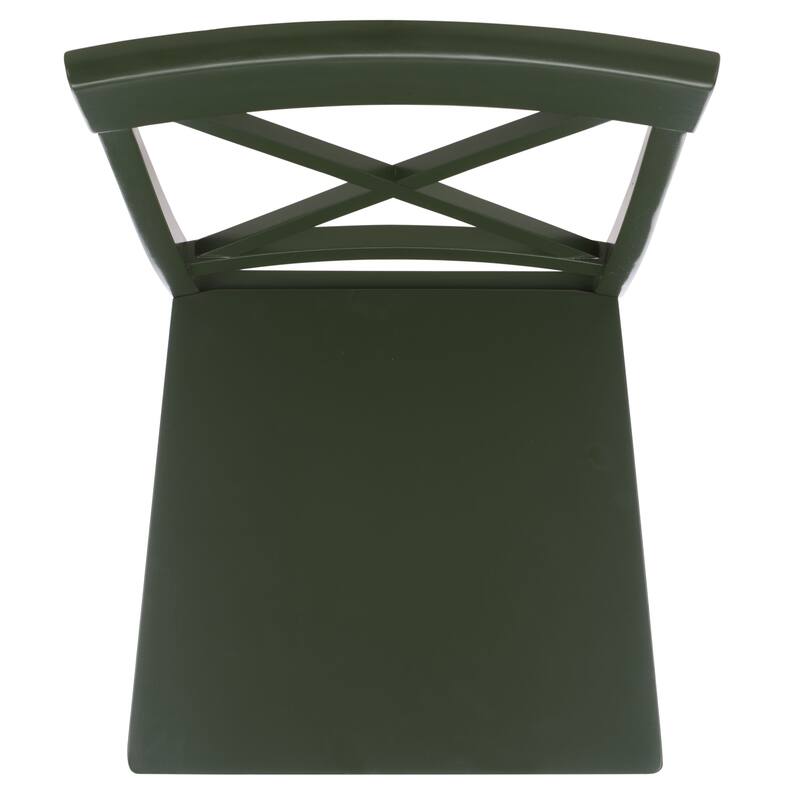 SAFAVIEH HOME Ksenia X-Back Side Chair - 18"W x 22"D x 38"H