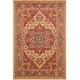 preview thumbnail 11 of 29, SAFAVIEH Mahal Reka Traditional Grandeur Red/ Natural Rug 5'1" x 7'7" - Red/Natural - Rectangle