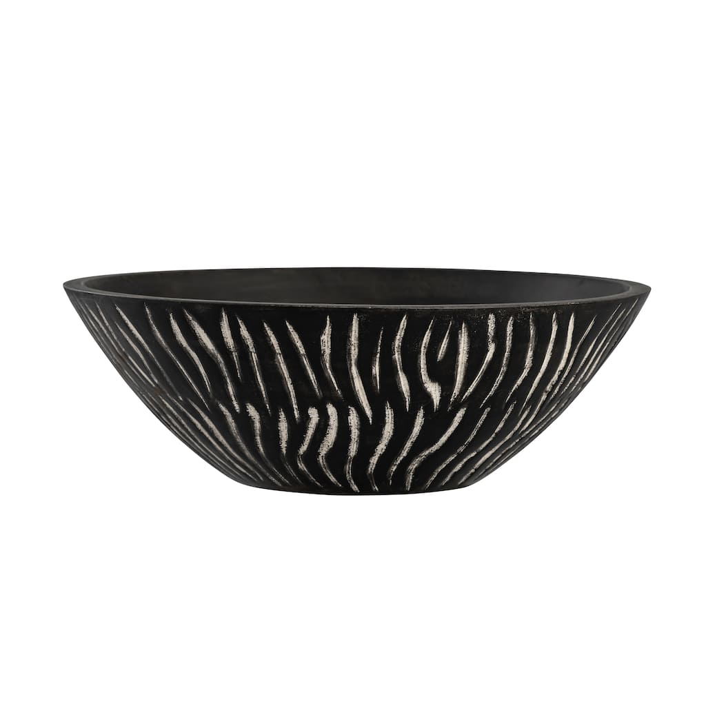 Atlas Bradford Decorative Centerpiece Mango Wood Bowl