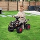 preview thumbnail 5 of 8, Battery Powered Electric Ride on Toy with Music - Black