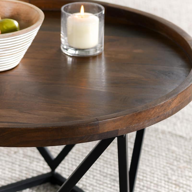 Lamar Mango Wood Coffee Table by Kosas Home