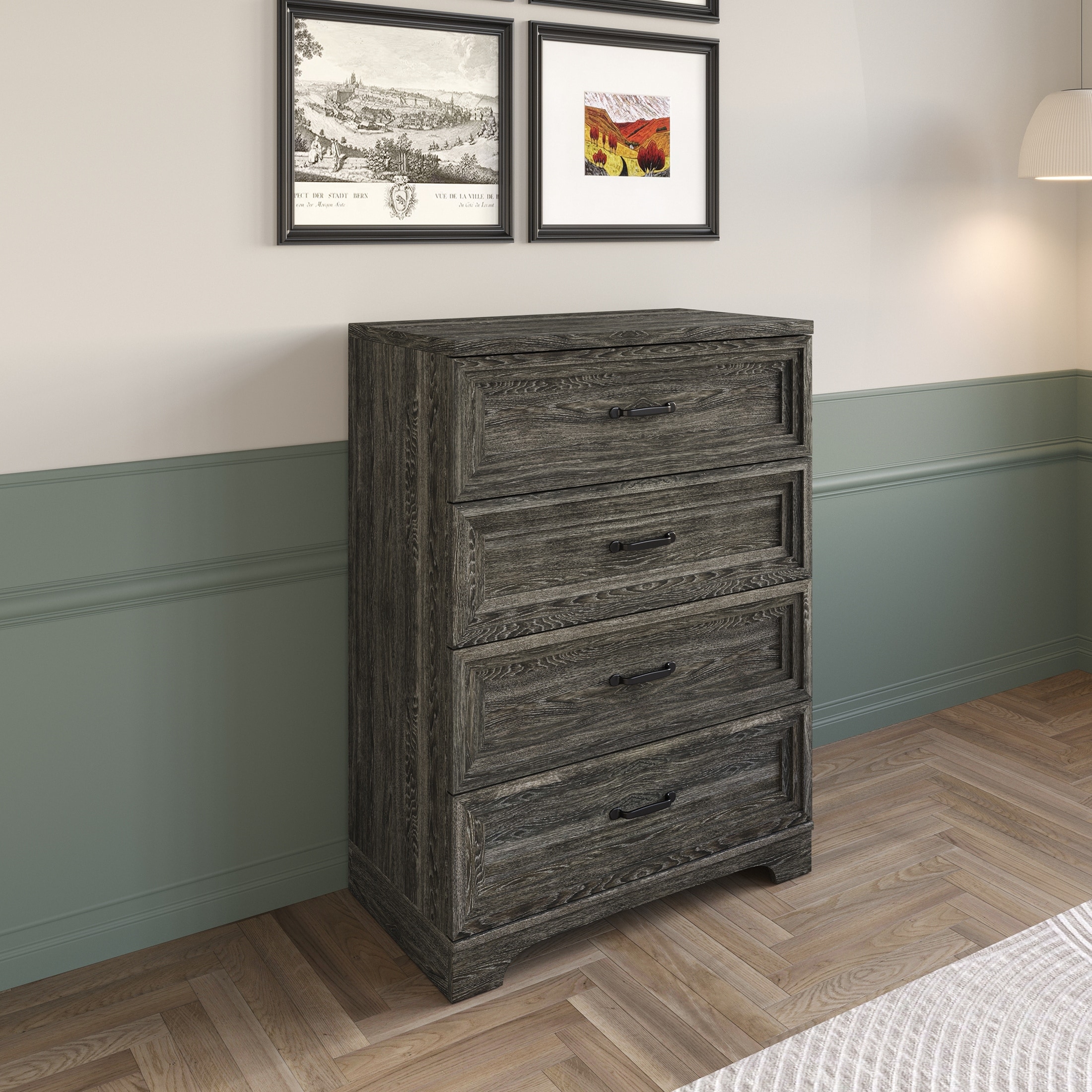 CraftPorch Vintage 4-Drawers Chest - Overstock - 42741901