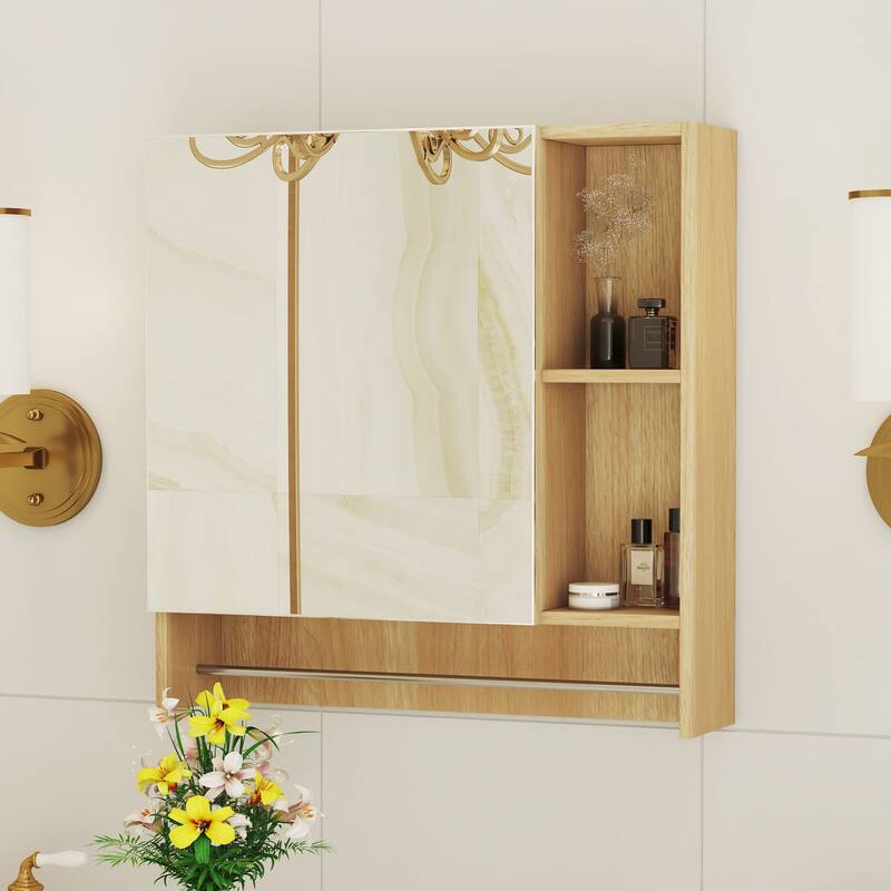 Bathroom Mirror Cabinet Wall Mounted