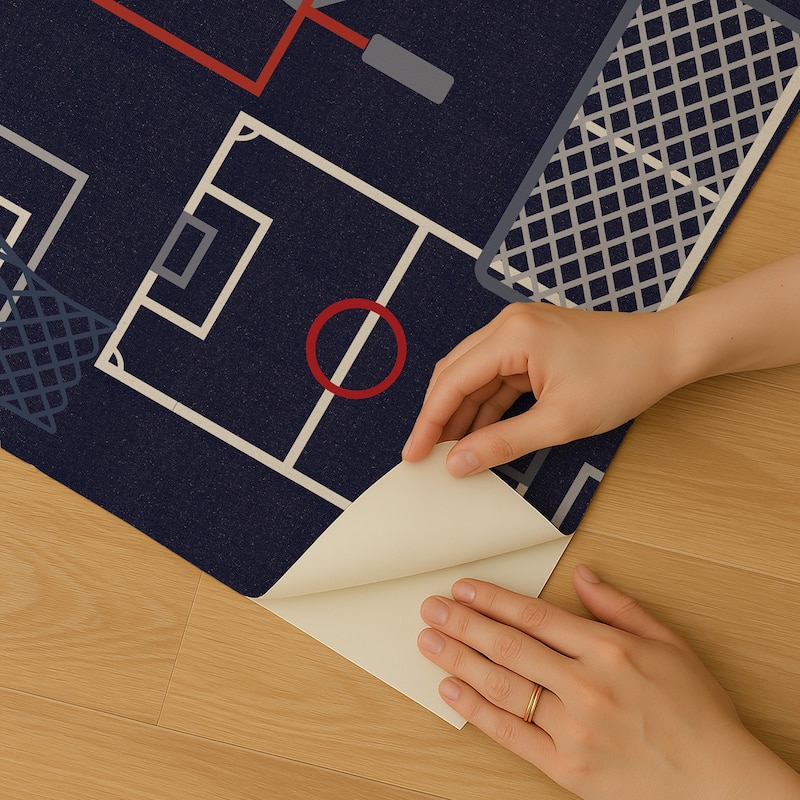 Veer Decor Sports Play Zone Peel and Stick Wallpaper
