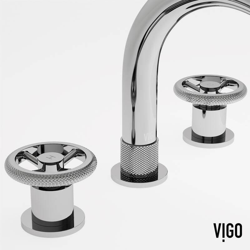 VIGO Wythe 8" H 2-Handle Widespread Bathroom Faucet