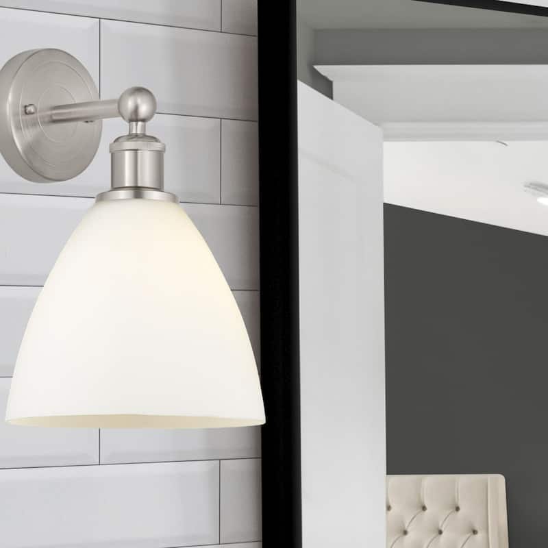 Innovations Lighting 616-1W-12-8 Bristol Sconce Bristol Glass 12" Tall