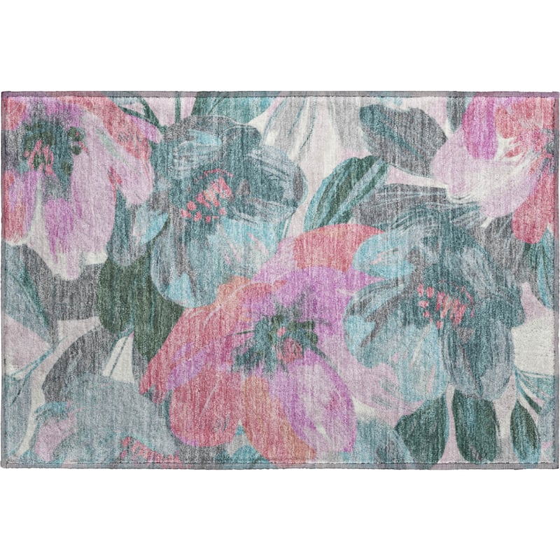 Premium Washable Super Soft Modern Floral Mayfield Rug