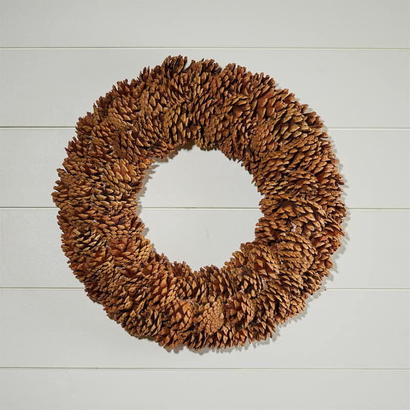 Pine cone Artificial Christmas Wreath - 18” - Unlit