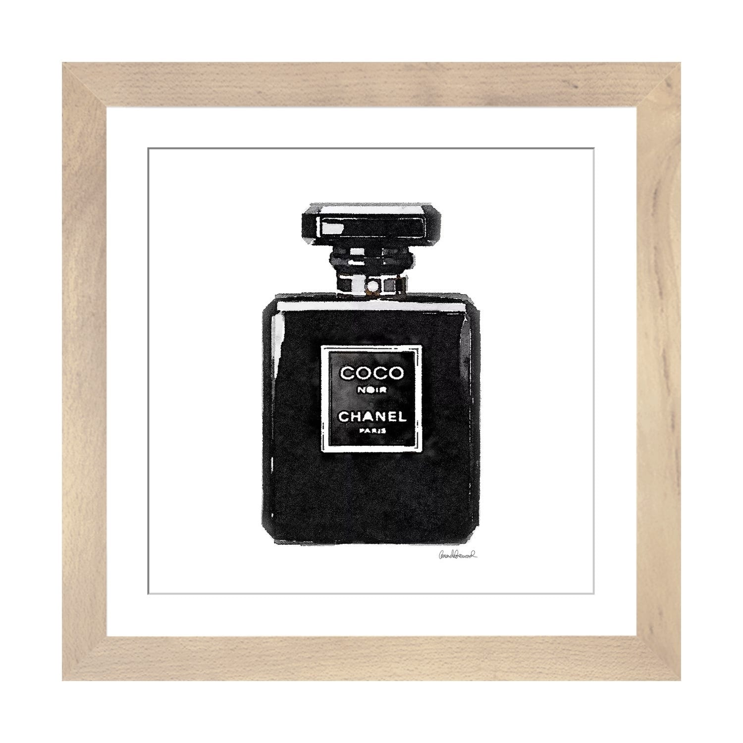 iCanvas Coco Noir Perfume by Amanda Greenwood - Bed Bath & Beyond -  37321092