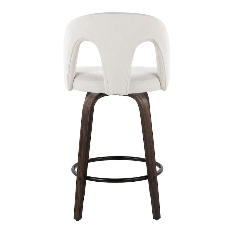 Ava Upholstered 26" Fixed-Height Counter Stool - Set of 2