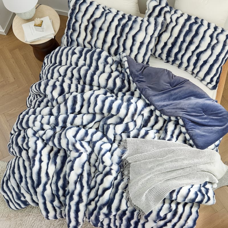 Freezin Waters - Coma Inducer® Oversized Comforter Set - Navy Ocean