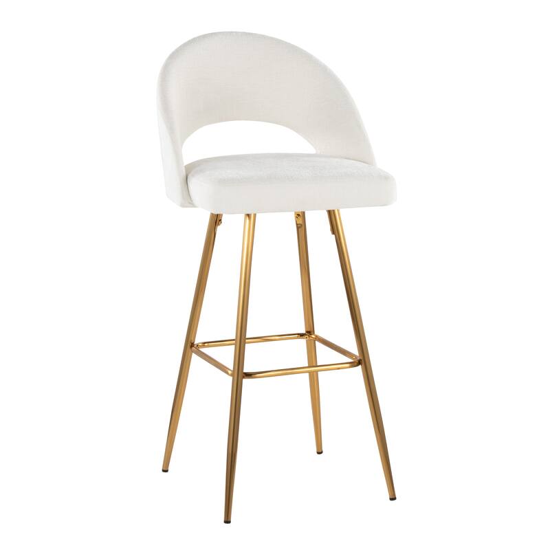 Renee Upholstered 30" Fixed-height Barstool - Set Of 2
