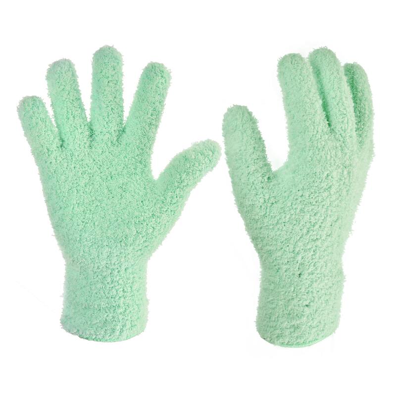 Dusting Cleaning Gloves Microfiber Mittens f Plant Blinds Lamp Window