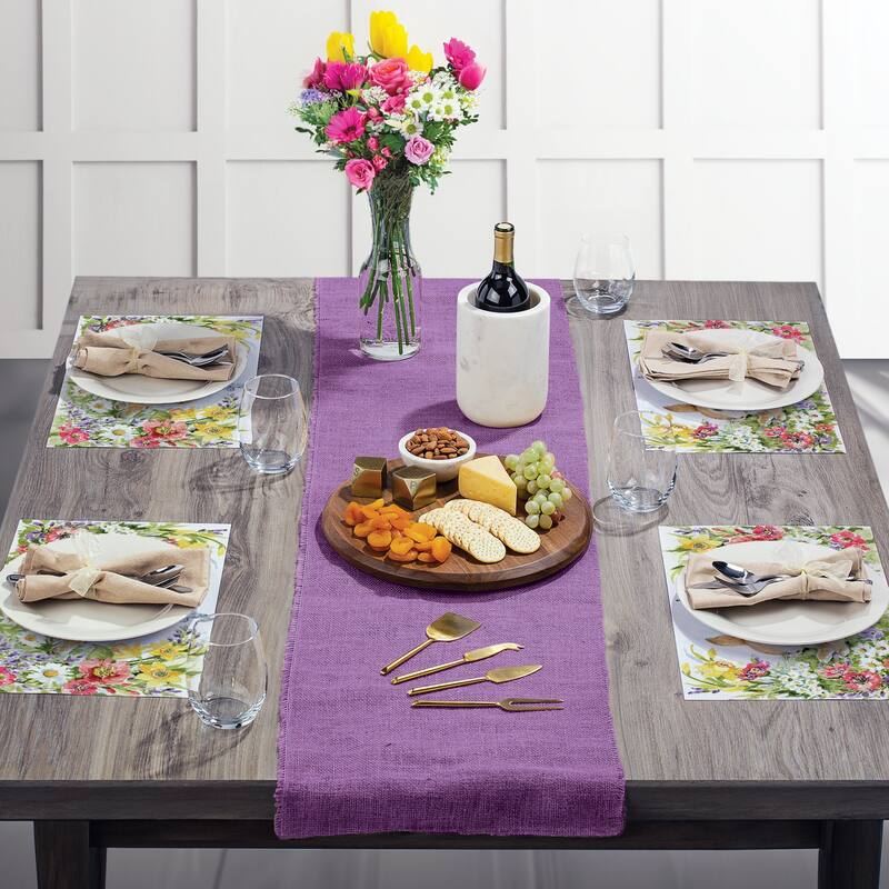 Spring Jump 24 Sheet Reusable Premium Paper Stock Placemats in Resealable Storage Bag Made in The USA 17" x 11"