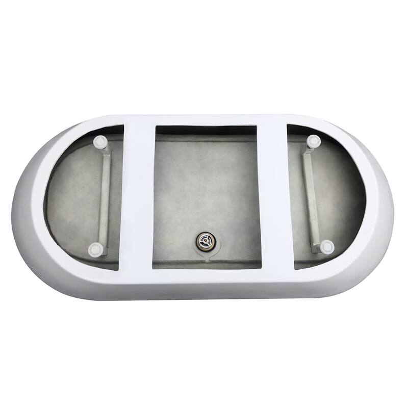 Wyndham Collection Brooklyn 67-Inch White Freestanding Tub w/ Faucet