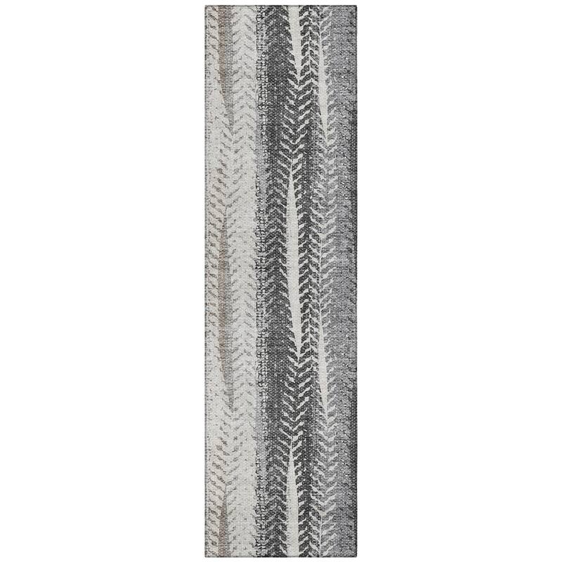 Machine Washable Indoor/ Outdoor Chantille Modern Imprints Rug