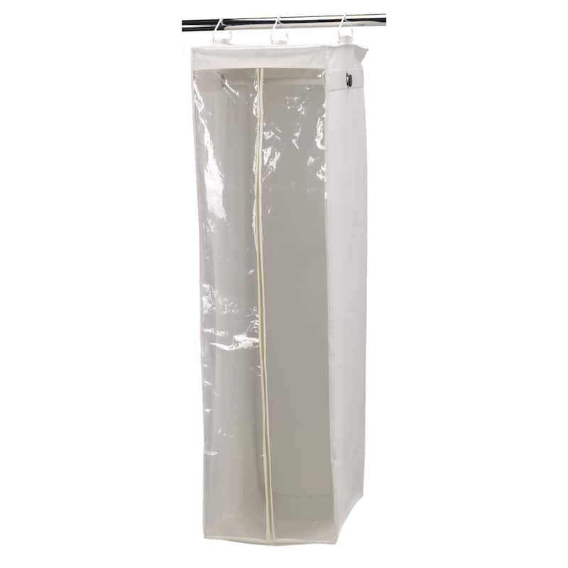 Household Essentials Canvas Hanging Wardrobe - Beige
