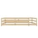 preview thumbnail 68 of 70, Toddler Montessori Bed Kids Floor Bed Frame with Fences, No Slats Wood Frame Bed for Kids Girls Boys Children's Room