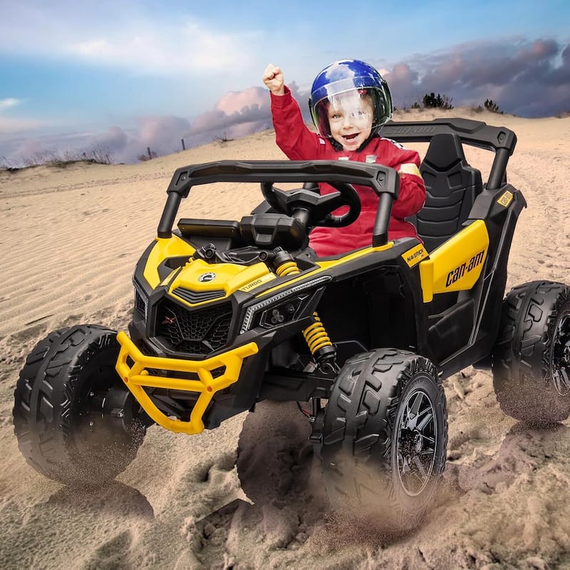 12V Licensed Can-Am Electric Off-Road Utv Car for Kids