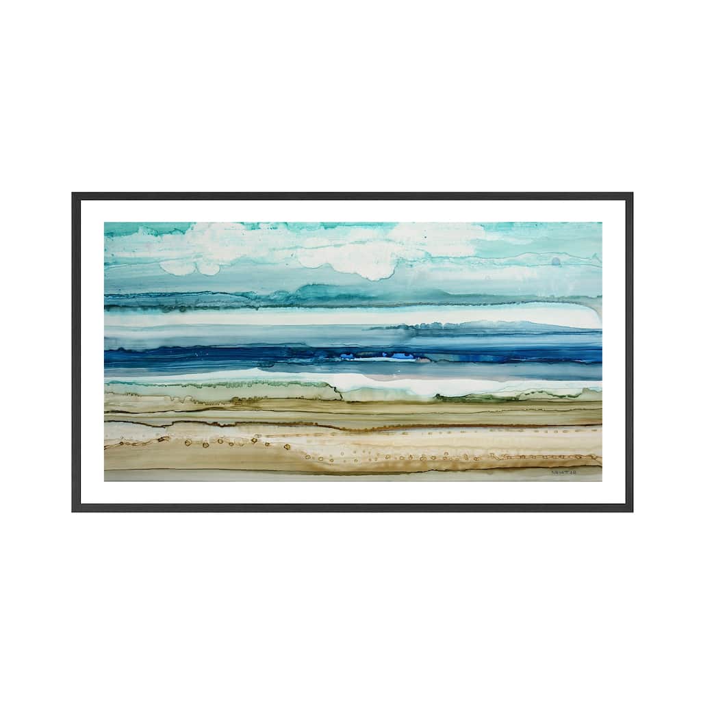 Dreamers Shore Framed Print Wall Art by Norman Wyatt Jr.