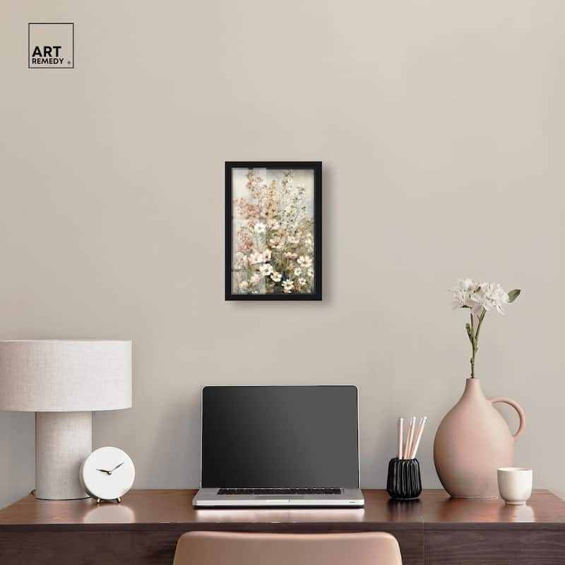 Heirloom Blossoms I Shadowbox by Art Remedy