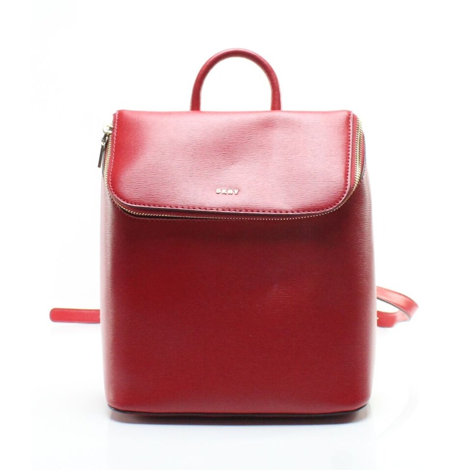dkny red backpack
