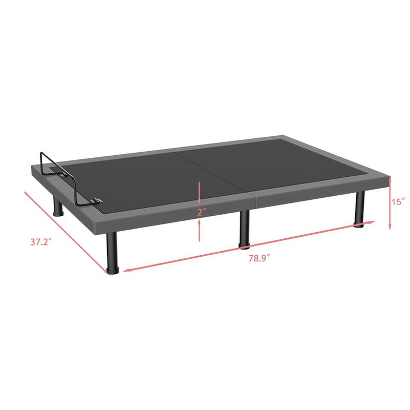 Adjustable Bed Frame with Wireless Remote - Twin XL