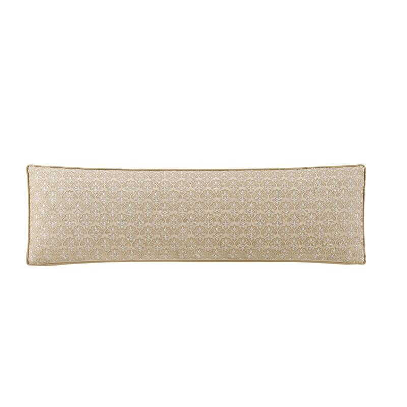 J. Queen New York Sondra Gold Bolster Decorative Throw Pillow