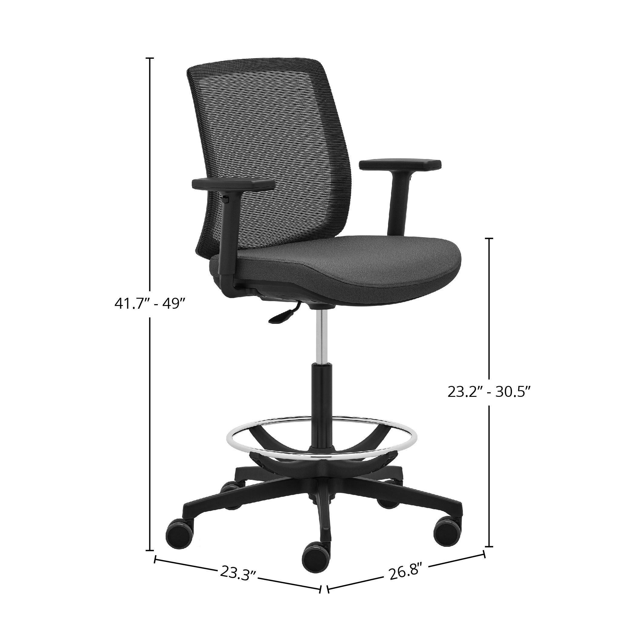 Adapt Mesh MultiFunction Stool Height Office Chair, Bed Bath